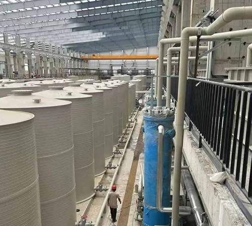 Sirkulasi penyerap cairan dalam sistem pengolahan gas buang